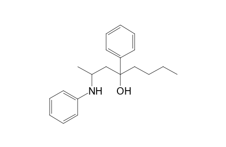 2-Anilino-4-phenyloctan-4-ol