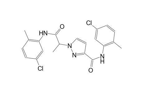 1H-pyrazole-1-acetamide, N-(5-chloro-2-methylphenyl)-3-[[(5-chloro-2-methylphenyl)amino]carbonyl]-alpha-methyl-