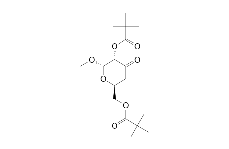 METHYL-4-DEOXY-2,6-DI-O-PIVALOYL-ALPHA-D-ERYTHRO-HEXOPYRANOSID-3-ULOSE
