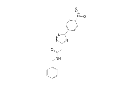 1H-1,2,4-triazole-5-acetamide, 3-(4-nitrophenyl)-N-(phenylmethyl)-
