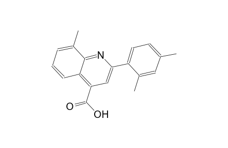 2-(2,4-dimethylphenyl)-8-methyl-4-quinolinecarboxylic acid