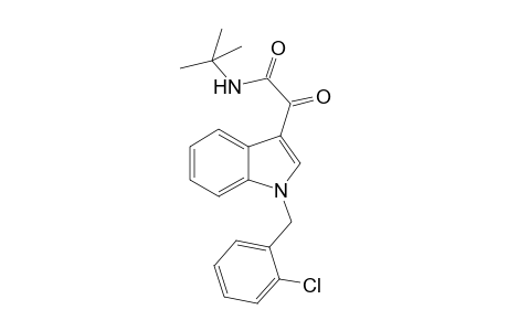 1H-Indole-3-acetamide, 1-[(2-chlorophenyl)methyl]-N-(1,1-dimethylethyl)-.alpha.-oxo-