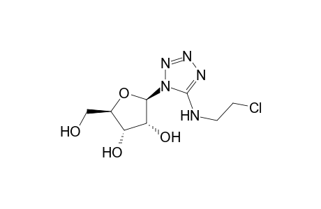 1H-Tetrazol-5-amine, N-(2-chloroethyl)-1-.beta.-D-ribofuranosyl-
