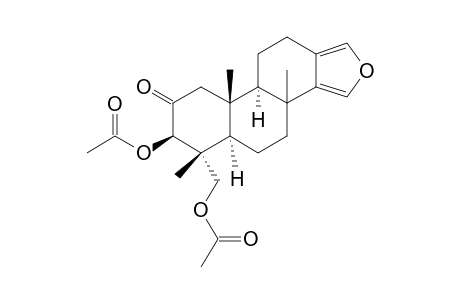 18-Nor-16-oxaandrosta-13(17),14-dien-2-one, 3-(acetyloxy)-4-[(acetyloxy)methyl]-4,8-dimethyl-, (3.beta.,4.beta.,5.alpha.)-
