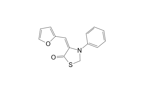 5-Thiazolidinone, 4-(2-furanylmethylene)-3-phenyl-