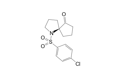 (S)-1-(4-chlorophenylsulfonyl)-1-azaspiro[4.4]nonan-6-one
