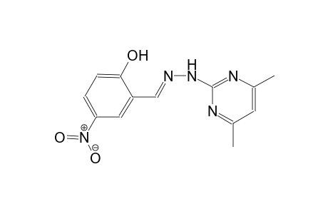 2-hydroxy-5-nitrobenzaldehyde (4,6-dimethyl-2-pyrimidinyl)hydrazone