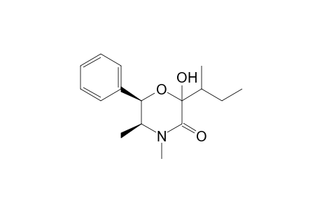 (5S,6R)-2-sec-Butyl-2-hydroxy-4,5-dimethyl-6-phenylmorpholin-3-one