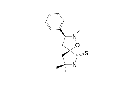 2,8,8-TRIMETHYL-3-PHENYL-1-OXA-2,7-DIAZASPIRO-[4.4]-NONANE-6-THIONE