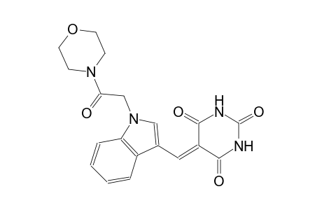5-({1-[2-(4-morpholinyl)-2-oxoethyl]-1H-indol-3-yl}methylene)-2,4,6(1H,3H,5H)-pyrimidinetrione