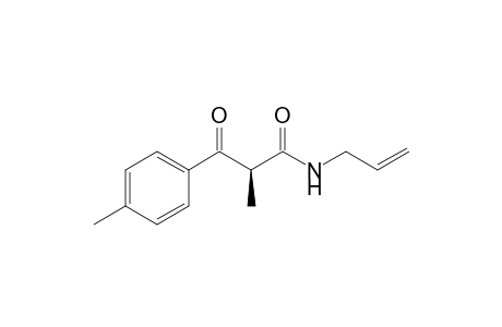 (S)-N-Allyl-2-methyl-3-oxo-3-p-tolyl-propionamide
