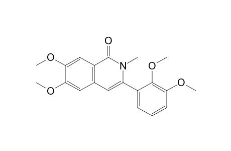 3-(2,3-Dimethoxyphenyl)-6,7-dimethoxy-2-methyl-1(2H)-isoquinolinone