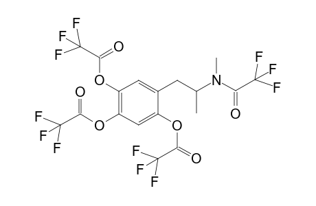 N-(Trifluoroacetyl)-2,4,5-tri[(trifluoroacetyl)oxy]methamphetamine
