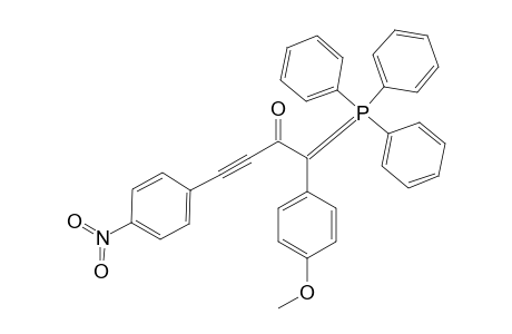 1-(4-METHOXYPHENYL)-4-(NITROPHENYL)-4-TRIPHENYL-PHOSPHORANYLIDENE-BUT-1-YN-3-ONE