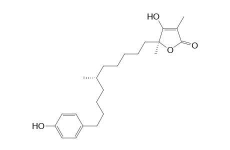 (S)-4-hydroxy-5-((R)-10-(4-hydroxyphenyl)-6-methyldecyl)-3,5-dimethylfuran-2(5H)-one