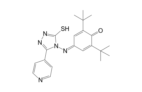 2,6-Di-tert-butyl-4-[5-(pyridin-4-yl)-3-sulfanyl-4H-1,2,4-triazole-4-ylimino]cyclohexa-2,5-dienone