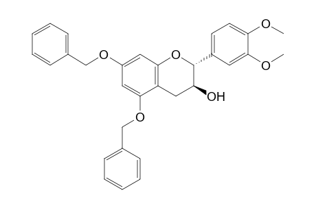 (2R,3S)-5,7-Bis(benzyloxy)-2-(3',4'-dimethoxyphenyl)chroman-3-ol