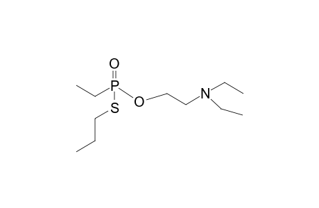O-(2-(diethylamino)ethyl) S-propyl ethylphosphonothioate