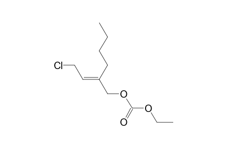 (E)-2-(2-chloroethylidene)hexyl ethyl carbonate