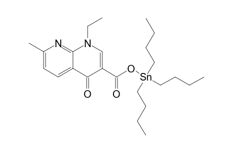 [1-ETHYL-1,4-DIHYDRO-7-METHYL-4-OXO-1,8-NAPHTHYRIDINE-3-CARBOXYLIC-ACID]-TRIBUTYL-TIN-(IV)