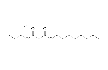 Malonic acid, 2-methylpent-3-yl octyl ester