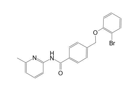 benzamide, 4-[(2-bromophenoxy)methyl]-N-(6-methyl-2-pyridinyl)-