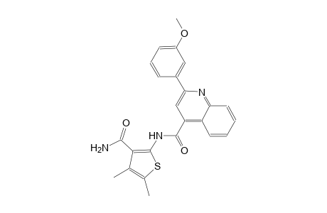 N-[3-(aminocarbonyl)-4,5-dimethyl-2-thienyl]-2-(3-methoxyphenyl)-4-quinolinecarboxamide