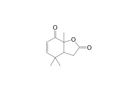 5-HYDROXY-1,1,5-TRIMETHYL-4-OXOCYClOHEX-2-ENYL-6-ACETIC-ACID-GAMMA-LACTONE;BAKAYANOLIDE