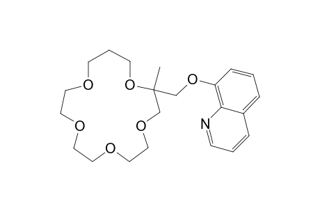 2-Methyl-2-[(8-quinolinyloxy)methyl]-16-crown