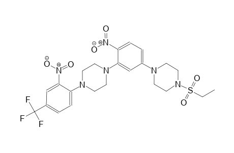 1-(ethylsulfonyl)-4-(4-nitro-3-{4-[2-nitro-4-(trifluoromethyl)phenyl]-1-piperazinyl}phenyl)piperazine