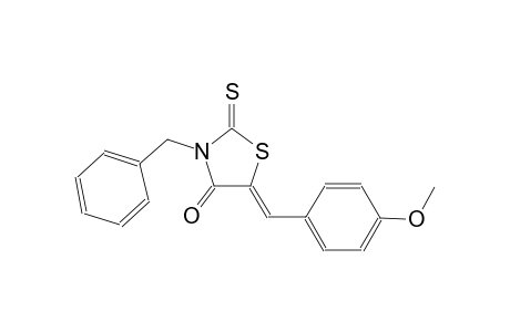 (5Z)-3-benzyl-5-(4-methoxybenzylidene)-2-thioxo-1,3-thiazolidin-4-one
