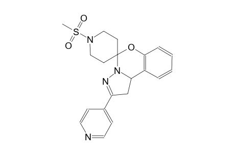 1'-(methylsulfonyl)-2-(pyridin-4-yl)-1,10b-dihydrospiro[benzo[e]pyrazolo[1,5-c][1,3]oxazine-5,4'-piperidine]