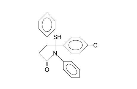 5-(4-Chloro-phenyl)-5-mercapto-1,4-diphenyl-pyrr