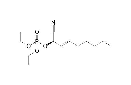 (E,R)-2-(Diethylphosphoryloxy)non-3-enenitrile