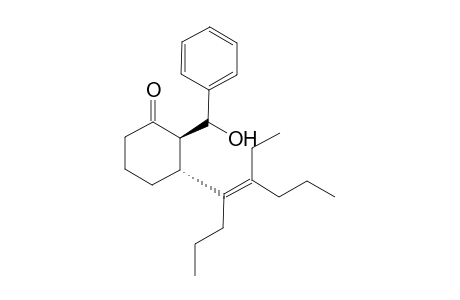trans-(E)-3-(5-Ethyl-4-octen-4-yl)-2-(1-hydroxy-1-phenylmethyl)cyclohexanone