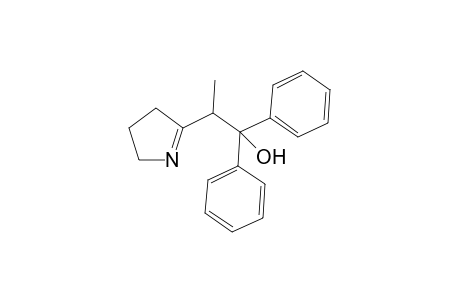 2-(3,4-dihydro-2H-pyrrol-5-yl)-1,1-diphenylpropan-1-ol