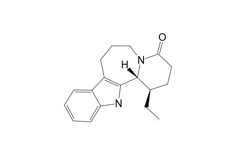 1-ETHYL-1,2,3,4,6,7,8,13B-OCTAHYDRO-(13H)-PYRIDO-[1',2':1,2]-AZEPINO-[3,4-B]-INDOLE-4-ONE