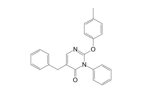 5-Benzyl-2-(4-methylphenoxy)-3-phenylpyrimidin-4(3H)-one