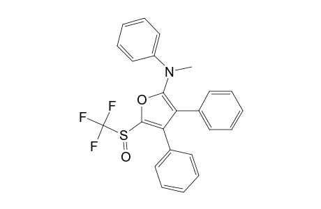 2-[methylphenylamino]-3,4-diphenyl-5-[(trifluoromethyl)sulfinyl]furane