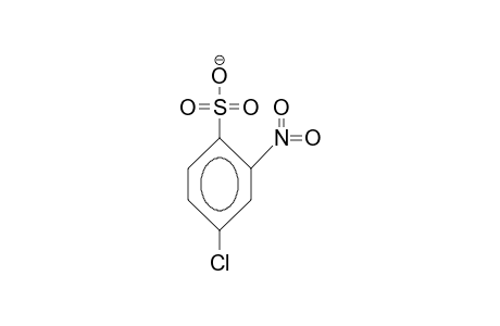 4-Chloro-2-nitro-benzenesulphonic acid, anion