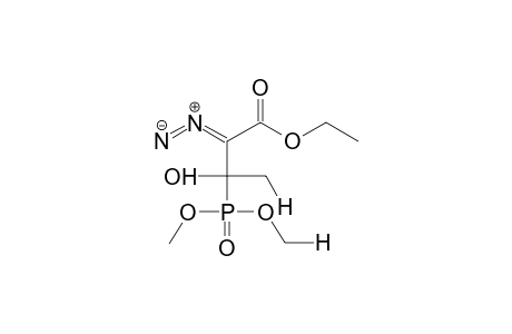DIMETHYL 1-HYDROXY-1-CARBOETHOXYDIAZOMETHYLETHYLPHOSPHONATE