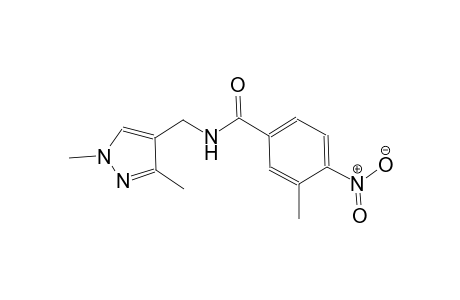 N-[(1,3-dimethyl-1H-pyrazol-4-yl)methyl]-3-methyl-4-nitrobenzamide