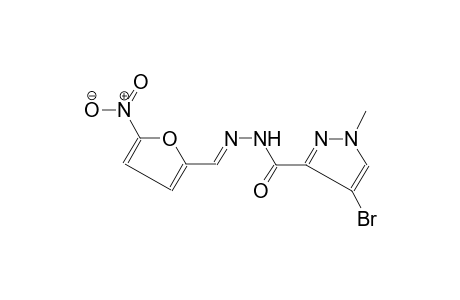 4-bromo-1-methyl-N'-[(E)-(5-nitro-2-furyl)methylidene]-1H-pyrazole-3-carbohydrazide