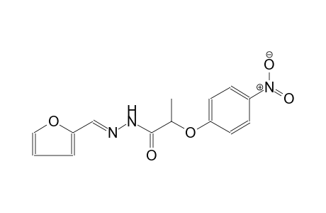N-[(E)-2-furanylmethylideneamino]-2-(4-nitrophenoxy)propanamide