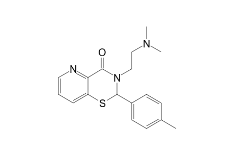 4H-Pyrido[3,2-e]-1,3-thiazin-4-one, 3-[2-(dimethylamino)ethyl]-2,3-dihydro-2-(4-methylphenyl)-