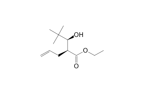 rel-(2S,3S)-Ethyl 2-Allyl-3-hydroxy-4,4-dimethylpentanoate