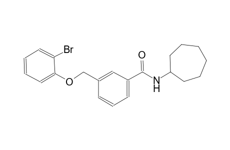 3-[(2-bromophenoxy)methyl]-N-cycloheptylbenzamide