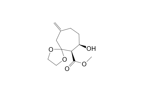 methyl (6R,7R)-7-hydroxy-10-methylene-1,4-dioxaspiro[4.6]undecane-6-carboxylate