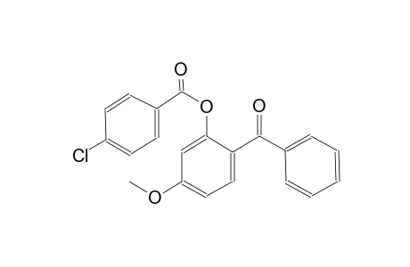 benzoic acid, 4-chloro-, 2-benzoyl-5-methoxyphenyl ester