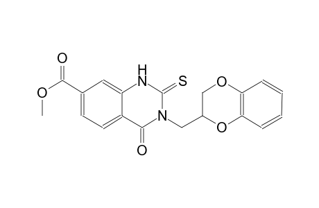 7-quinazolinecarboxylic acid, 3-[(2,3-dihydro-1,4-benzodioxin-2-yl)methyl]-1,2,3,4-tetrahydro-4-oxo-2-thioxo-, methyl ester